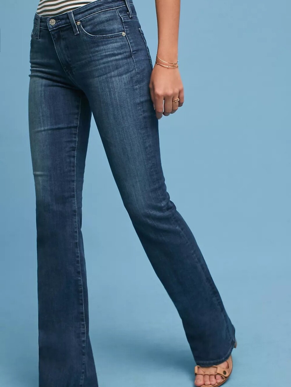 "Adriano Goldschmied"  Angelina Petite Boot Cut Jeans With A Vintage Vibe!